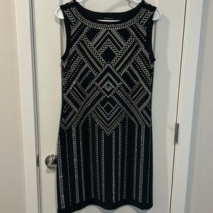 Beautiful White House Black Market embellished dress